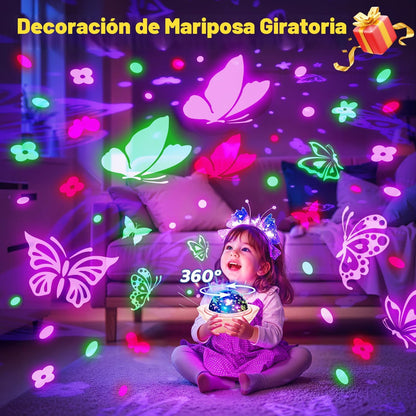 One Fire Juguetes para niñas, 6 películas de proyector de luz de un...
