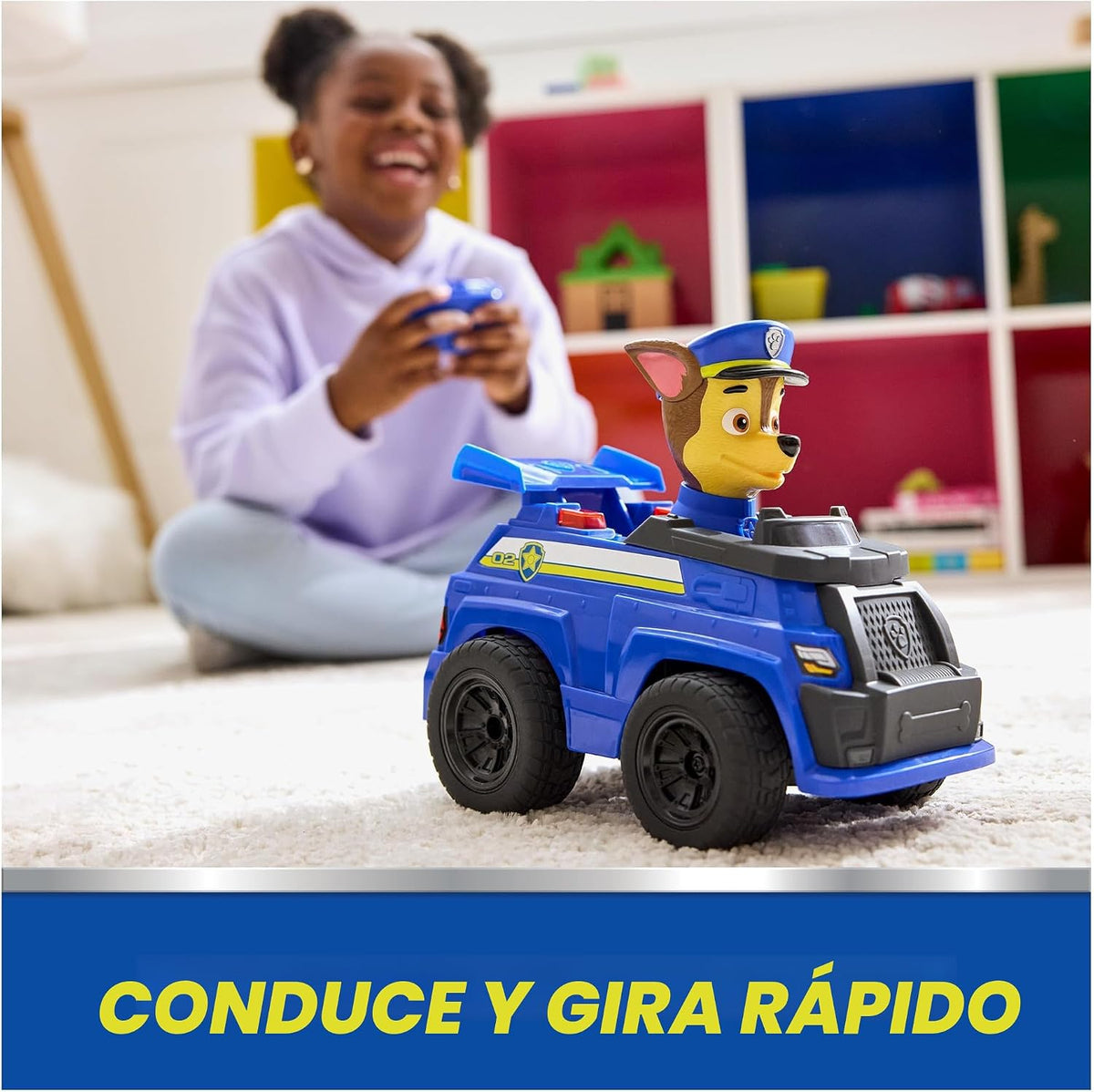 Paw Patrol Chase RC Action Cruiser Control remoto Coche Vehículo Ju...