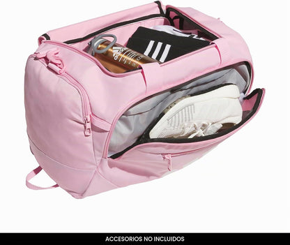 adidas Defender - Maleta deportiva, color rosa\/blanco, OSFA | Comp...