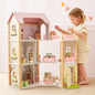 OOOK - Casa de muñecas de madera con 60 piezas de accesorios y mueb...