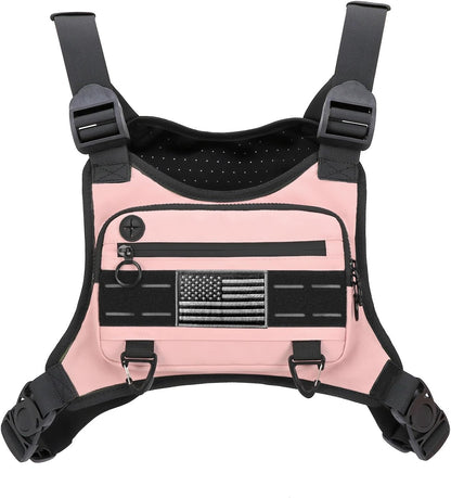 Muserise Bolsa de pecho deportiva para hombres y mujeres, resistent...