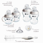 Tommee Tippee Natural Start - Juego de 8 biberones y chupones para...