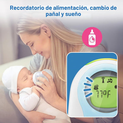 VTech Monitor de audio digital para bebés con hasta 1500 pies de al...