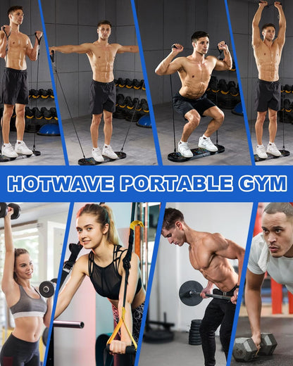 Tabla de flexiones HOTWAVE, tabla de flexiones portátil, barra de f...
