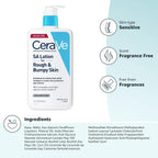 CeraVe SA Loción para pieles ásperas y con baches, vitamina D, ácid...