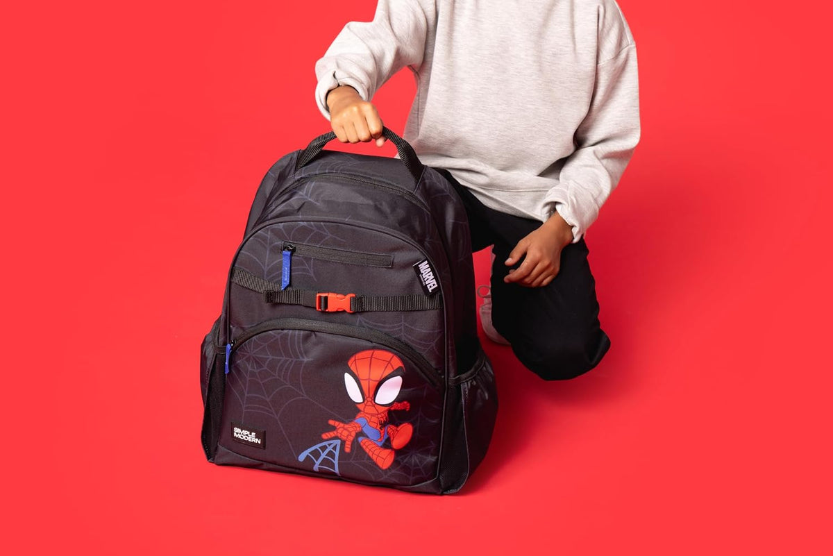 Simple Modern Mochila para niños y niñas escolares, Marvel: Spidey...