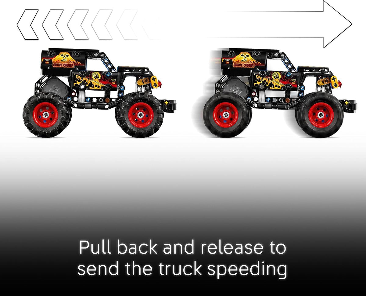 LEGO Technic Monster Jam Grave Digger Fuego y Hielo 42219 | Juguete...