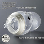 Tommee Tippee Natural Start - Biberones anticólicos sin BPA, 9 onza...