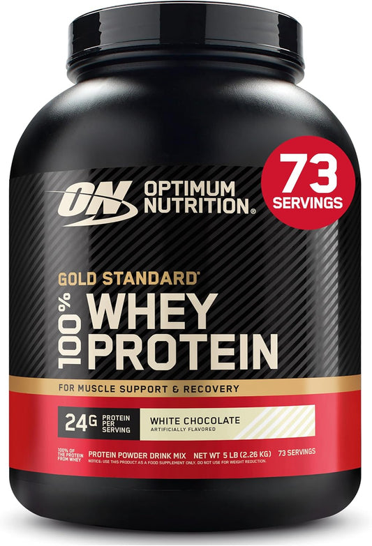Optimum Nutrition Estándar dorado 100% Proteína de Suero de Leche e...