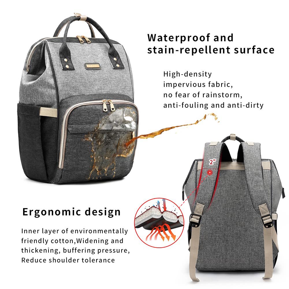 GAIVP Mochila para pañales para mujer, bolsas de bebé para niñas, b...
