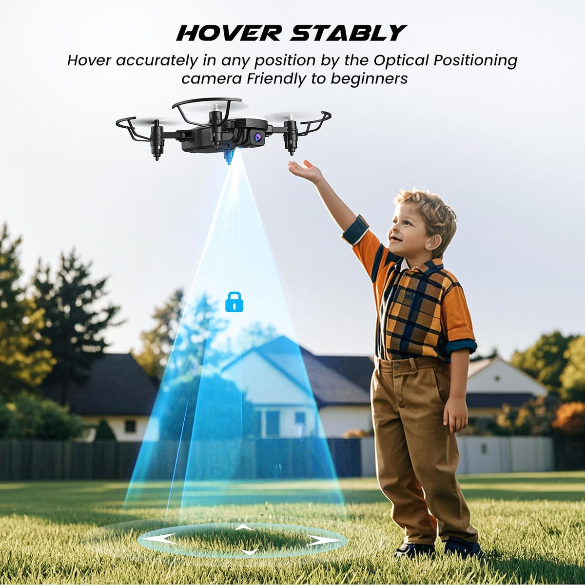 SIMREX Mini dron para niños principiantes: cuadricóptero RC plegabl...