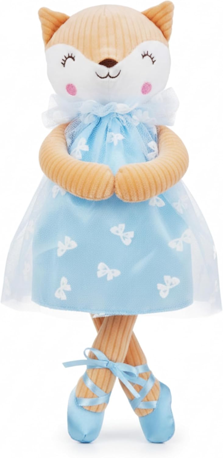 June Garden Muñeca de peluche Joesie Fox Ballerina de 16" | El...
