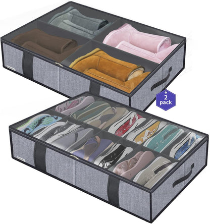 Onlyeasy - Organizadores de almacenamiento para zapatos debajo de l...