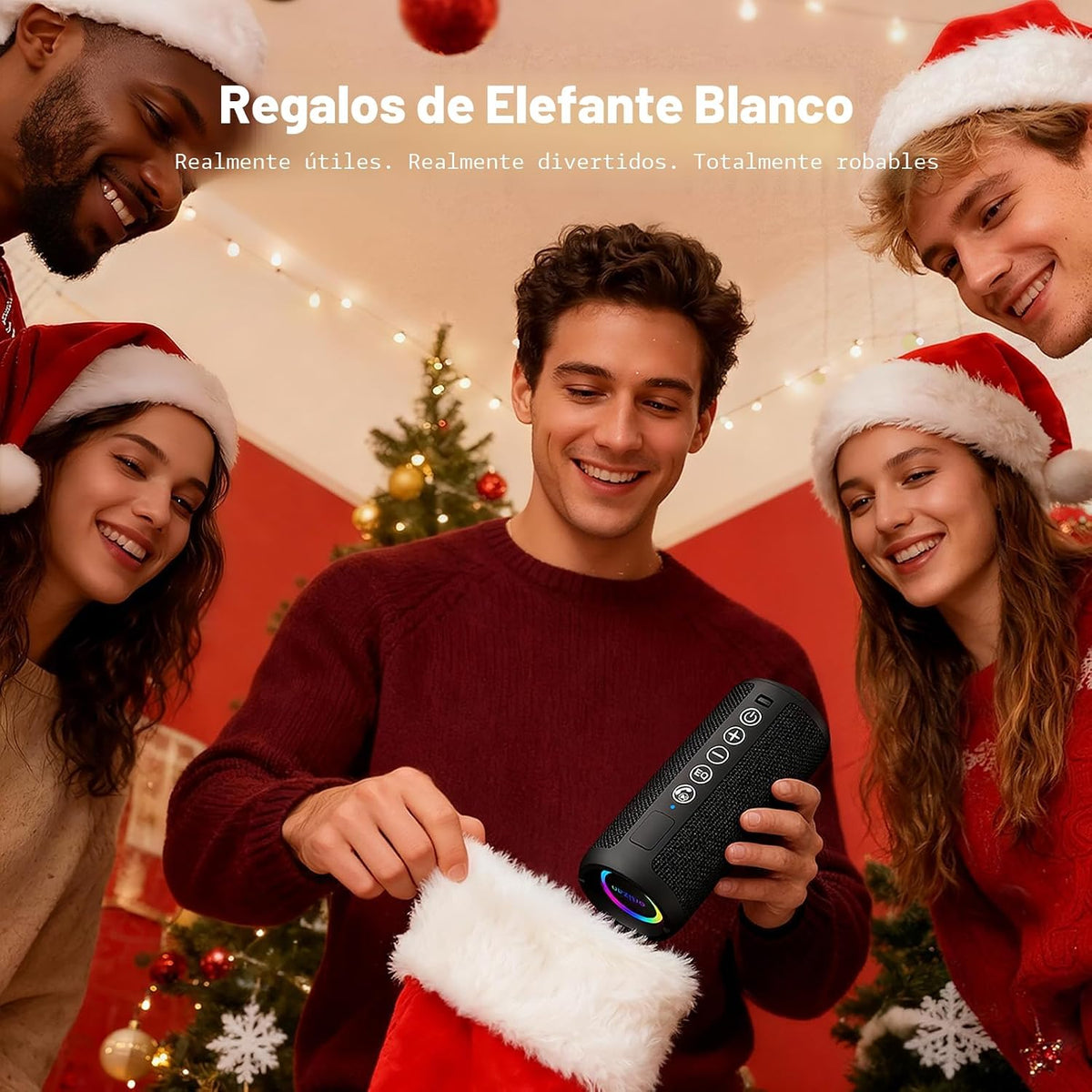Altavoz Bluetooth portátil Ortizan X10 (1.ª generación), resistente...