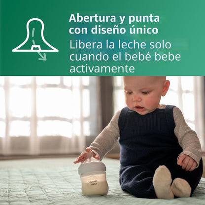 Philips Avent - Juego de regalo para recién nacido, 5 botellas, 2 f...