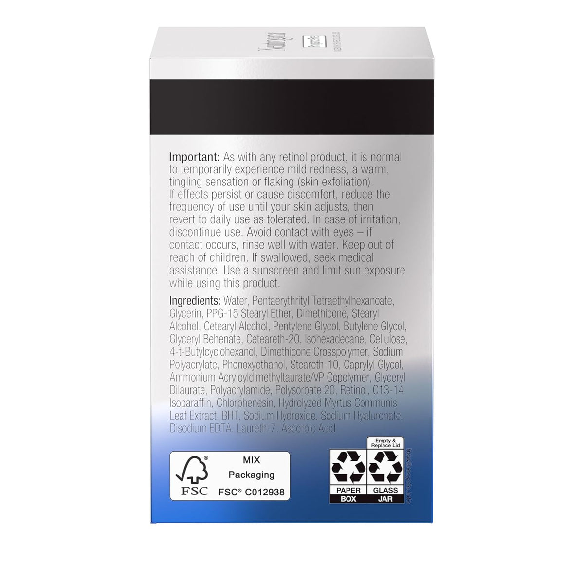 Neutrogena Retinol Pro+ Crema hidratante de noche antiarrugas, repa...