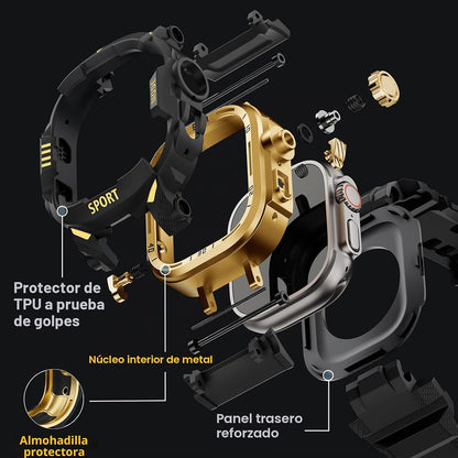 DABAOZA Funda resistente con correa táctica para hombre, compatible...