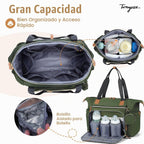Tonyeee Bolsa de Pañales Tipo Tote, Bolsas Grandes para Pañales de...