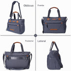 FHELAD Bolsa de pañales para mujer, bolsa de pañales para bebé con...