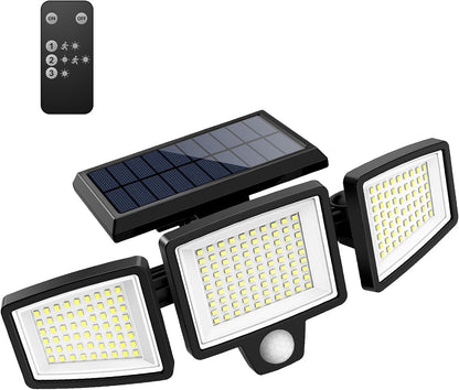 Tuffenough Luces solares para exteriores de 2500 lm, 210 luces LED...