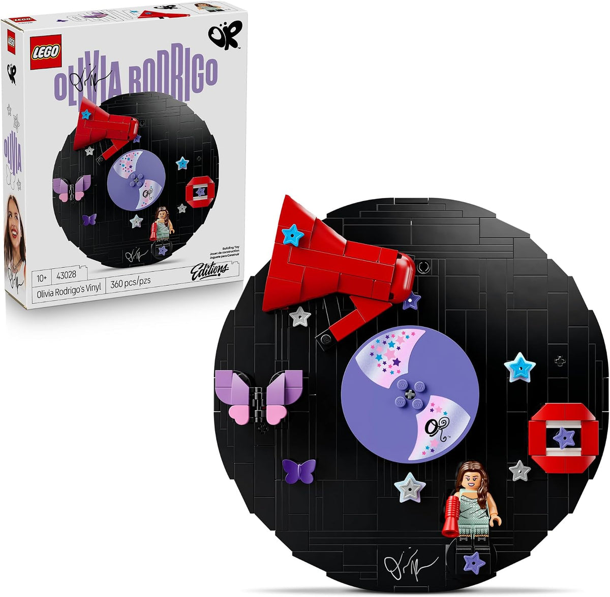 LEGO Editions Vinilo de Olivia Rodrigo 43028 | Juguete de construcc...
