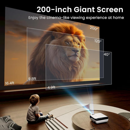HAPPRUN Proyector Bluetooth Nativo 1080P - Estándar | Native 1080P...