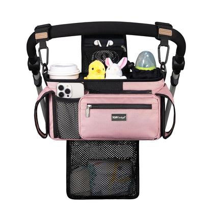 TOPDesign Organizador Universal para Cochecito de Bebé, Caddy para...