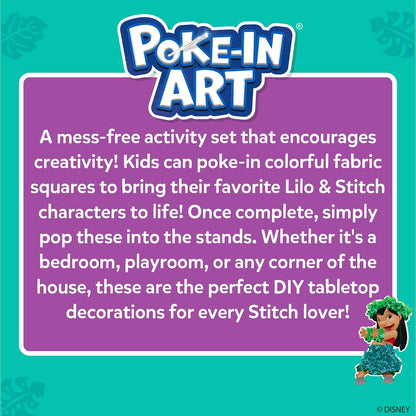Skillmatics Poke-in Art - Lilo &amp; Stitch, kit de manualidades de...