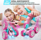 QUNREDA Coches de control remoto rosa para niñas, 2.4 GHZ, auto de...