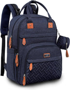 BabbleRoo Mochila para pañales \u2013 Bolsa de viaje para Baby Esse...