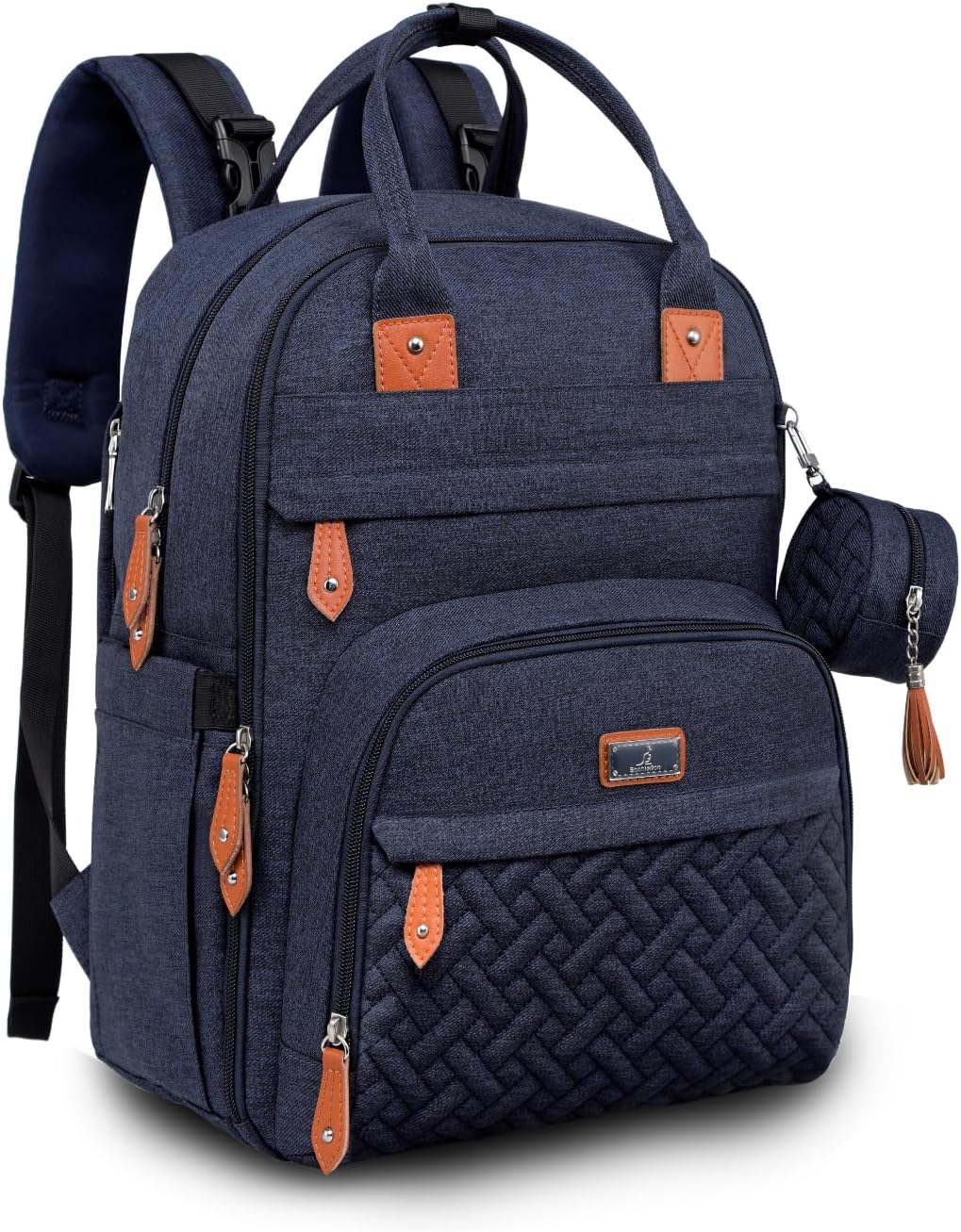 BabbleRoo Mochila para pañales \u2013 Bolsa de viaje para Baby Esse...
