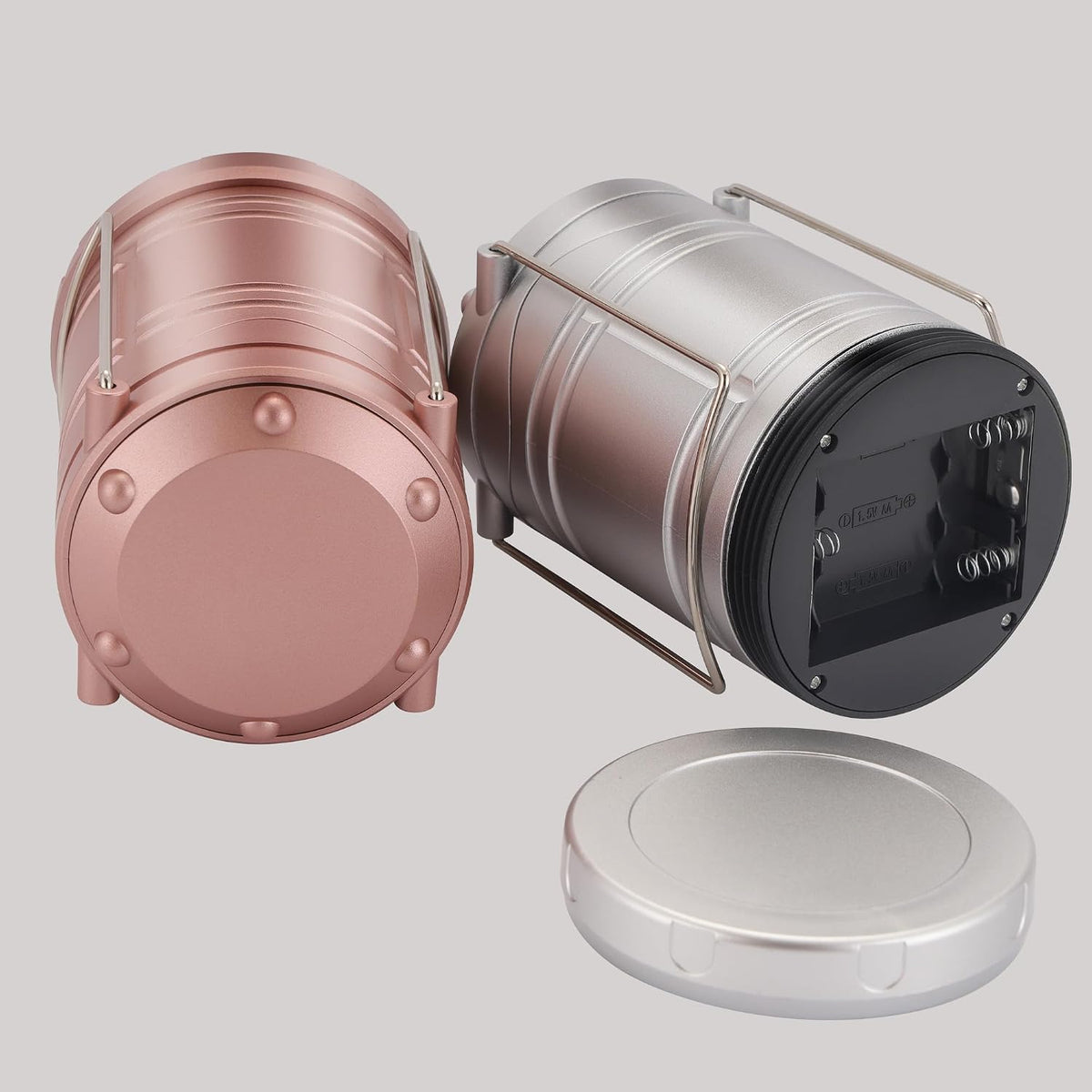 Lichamp Linterna LED de camping, paquete de 4 linternas alimentadas...