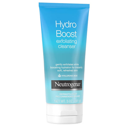 Neutrogena Hydro Boost Limpiador facial exfoliante suave diario con...