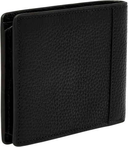 Fossil Huntington - Cartera de piel para hombre, con tapa y tapa pa...