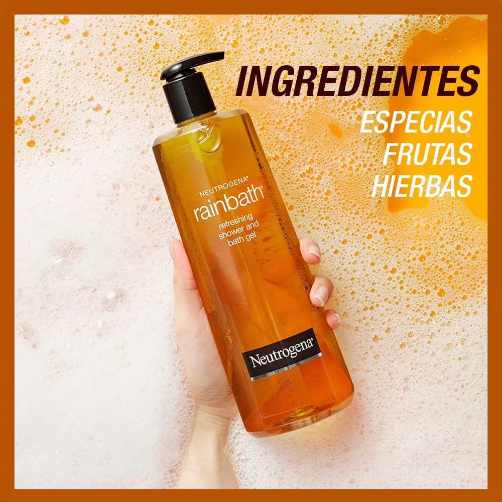 Neutrogena Rainbath, Gel Refrescante para Ducha y Tina, Original