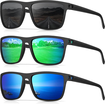CIFOYA Gafas de sol polarizadas para hombre - Gafas de sol clásicas...