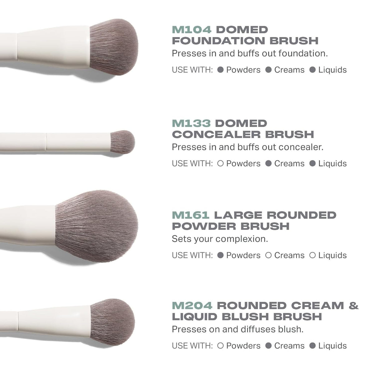 Morphe Best of Blends - Juego de 8 brochas de maquillaje, brochas d...