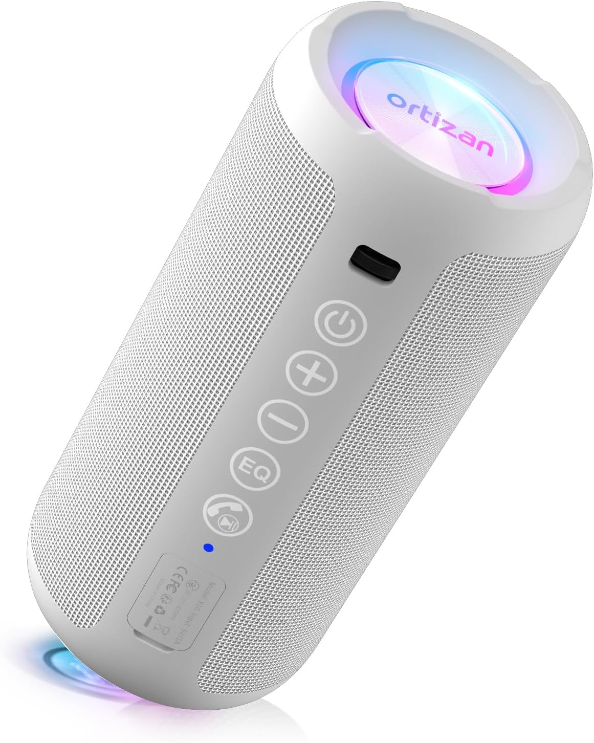 Ortizan Altavoz Bluetooth portátil: IPX7 impermeable, 24W sonido fu...