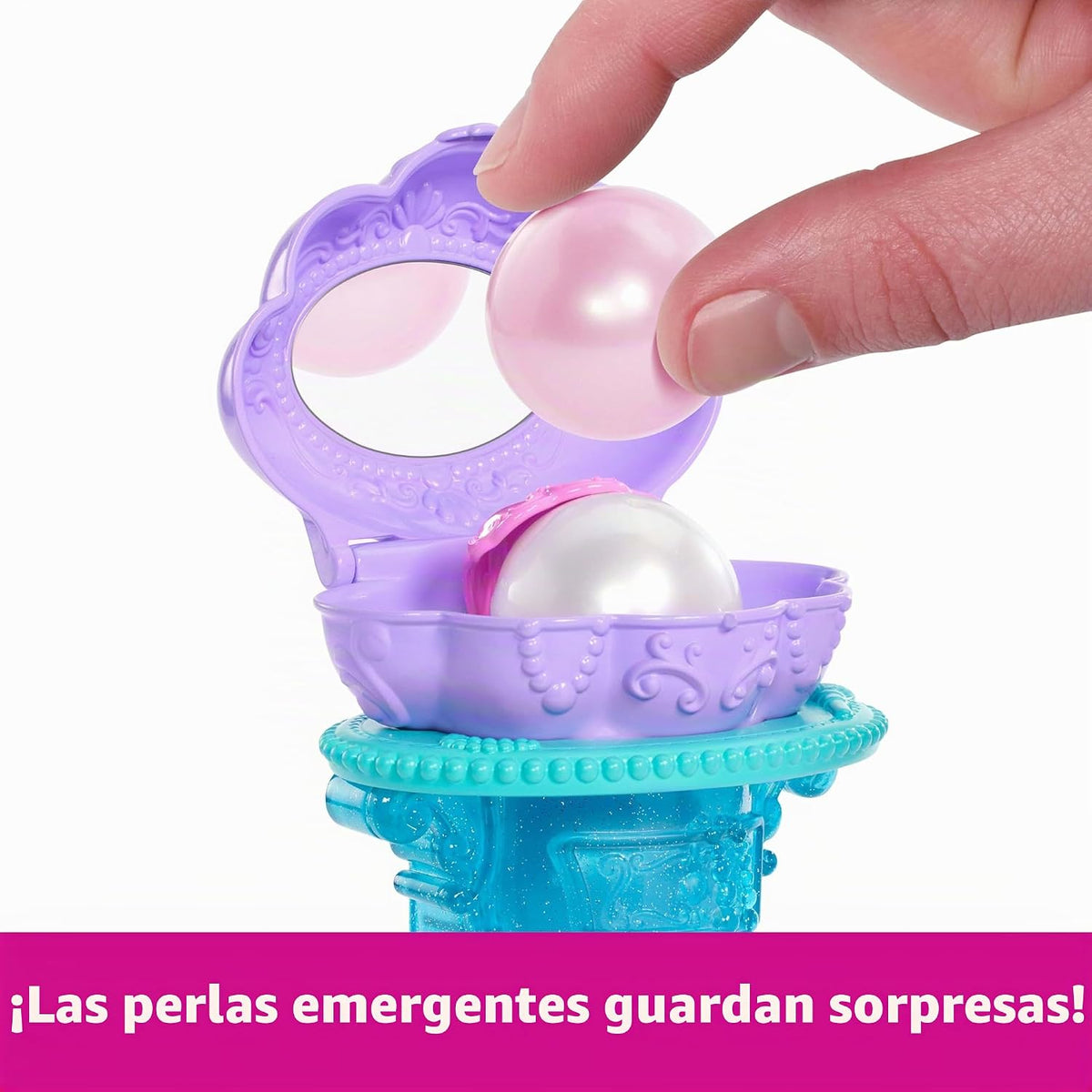 Mattel Disney Princesa Ariel Sirena Muñeca de moda y tocador sorpre...