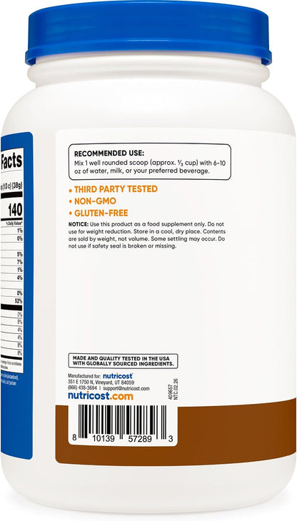 Nutricost Aislado de proteína de suero (Mocha) 2LBS