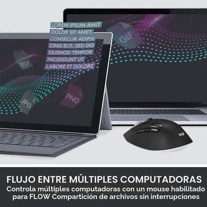 Combo de teclado y mouse inalámbricos Logitech MK850 Performance -...