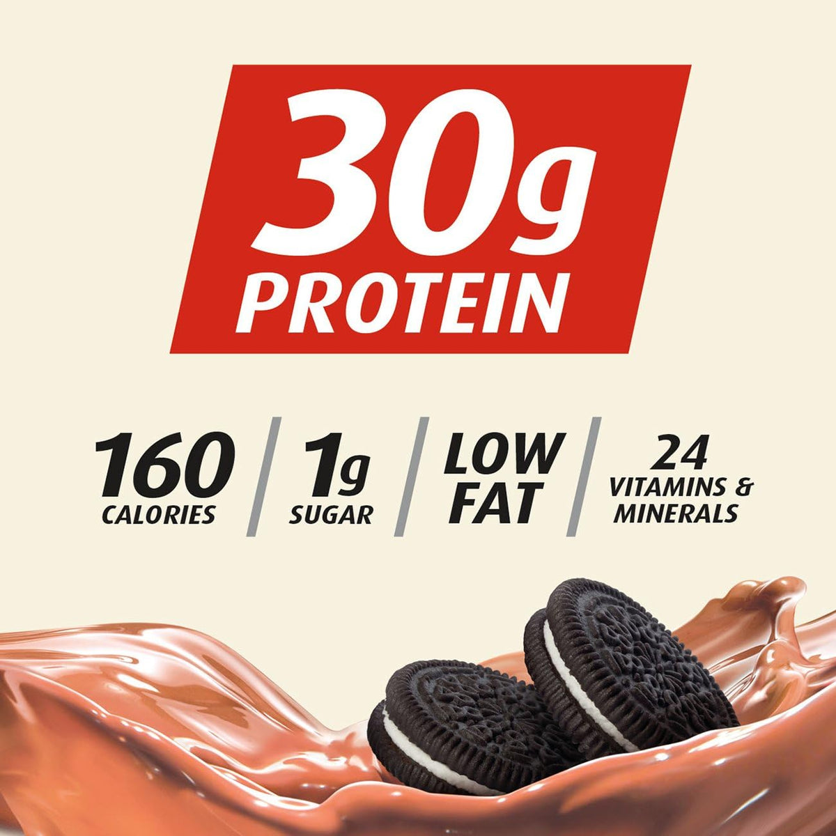 Batido de proteínas Premier Protein, galletas y crema, 12 unidades