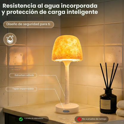Lámpara de ducha impermeable recargable LED Ocean Projector Lámpara...