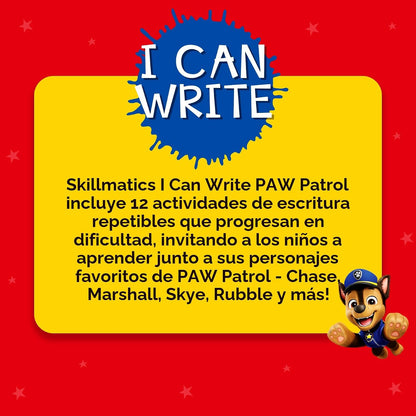 Skillmatics Puedo Escribir - Patrulla Canina, Aprendizaje Preescola...