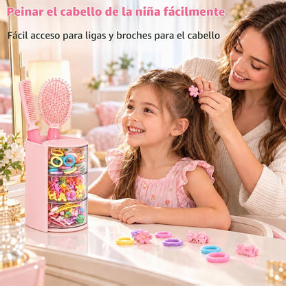 Luscinia - Organizador de accesorios para el cabello con soporte pa...