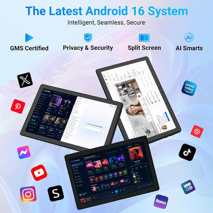 URAO Tableta, Tableta Android 16 de 11" Octa-core 36GB+128GB Gemini...