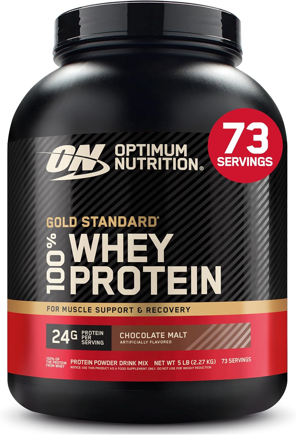 Optimum Nutrition Estándar dorado 100% Proteína de Suero de Leche e...