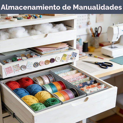 DIMJ Organizador de cajones de ropa, paquete de 12 organizadores de...