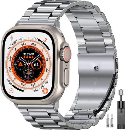 EPULY - Correa compatible con Apple Watch de 49, 45, 44, 42, 41, 40...
