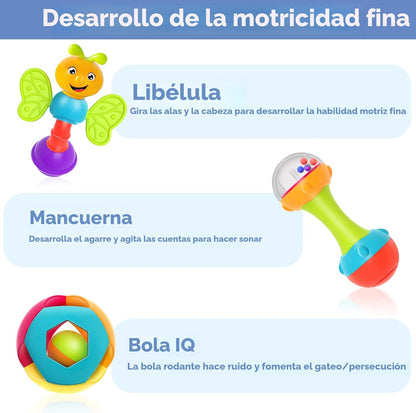 iPlay, iLearn - 10 juguetes de sonajero para bebés de 3 a 6 a 12 me...